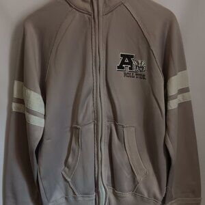 Champion Light Grey Alabama Roll Tide Zip Up Hoodie EUC (B)